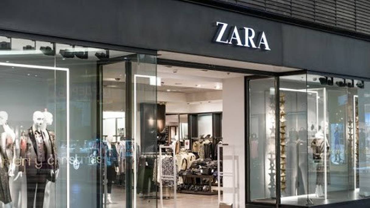 Boutique Zara, enseigne du groupe espagnol Inditex.
