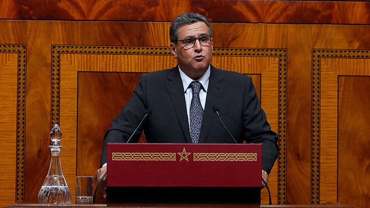 Aziz Akhannouch, chef du gouvernement.
