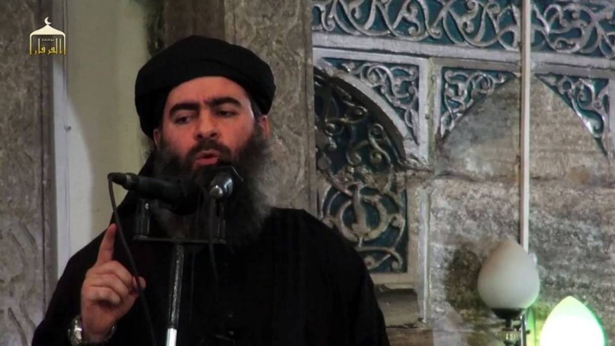 Abu Bakr Al-Baghdadi, "calife" autoproclamé de l'organisation terroriste Etat Islamique.
