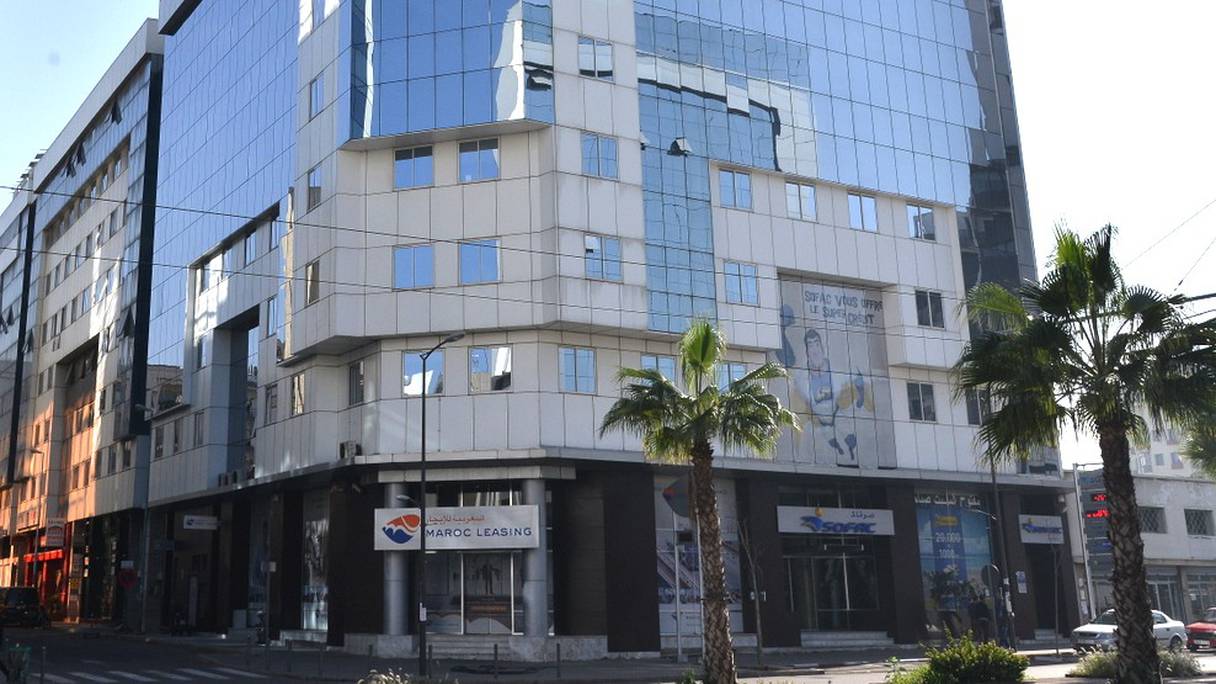Le siège de Maroc Leasing, filiale du groupe Banque Populaire, à Casablanca. 
