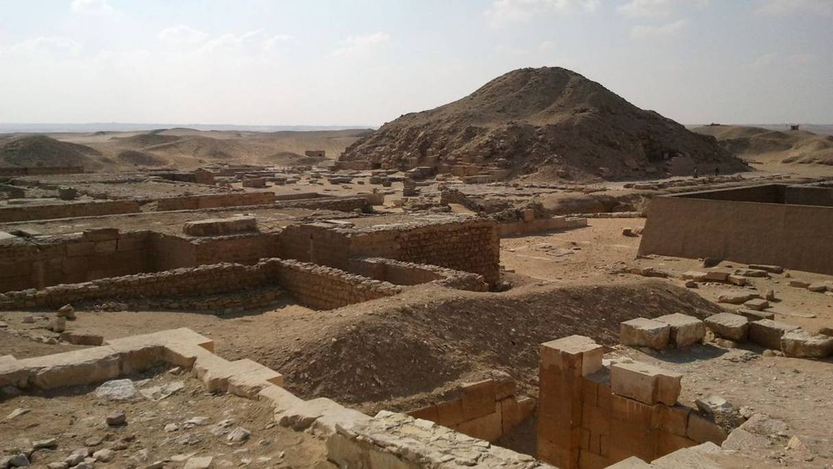 La nécropole de Saqqara, en Egypte.

