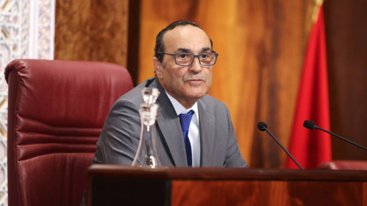 Habib El Malki, président de la Chambre des représentants.
