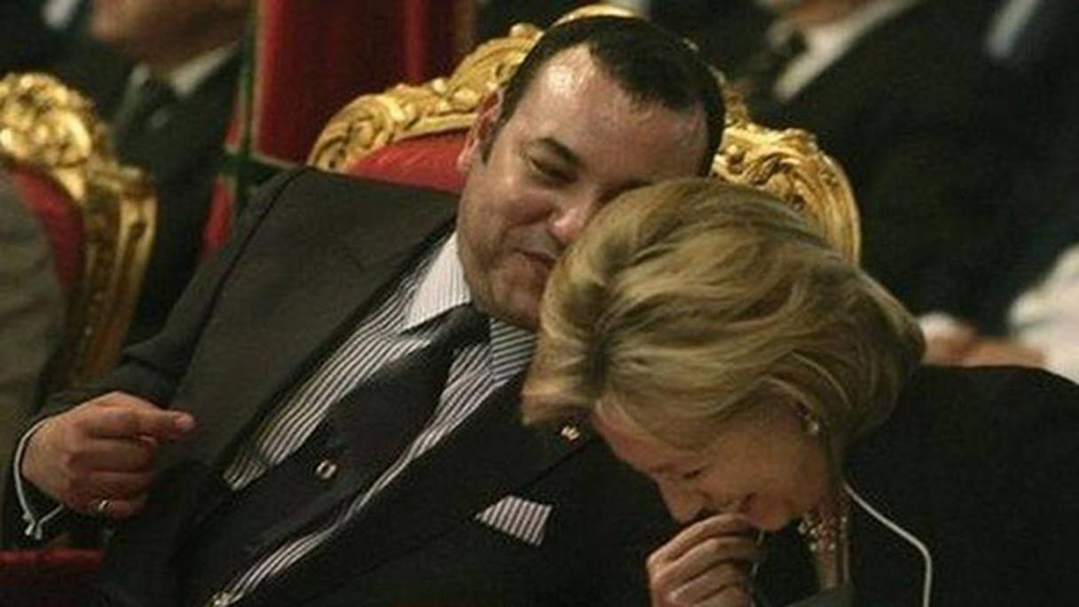 Entre Hillary Clinton et le roi Mohammed VI, une complicité qui dure.
