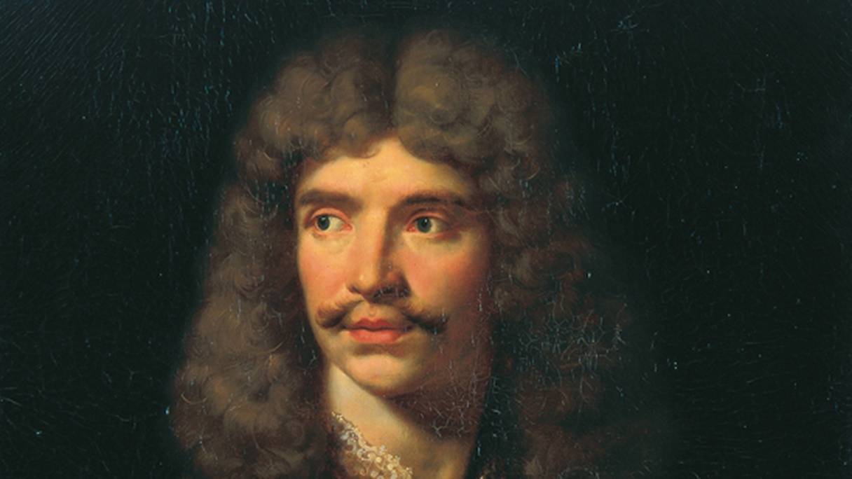 Jean-Baptiste Poquelin, dit Molière (1622 - 1673), contemporain de Louis XIV. 
