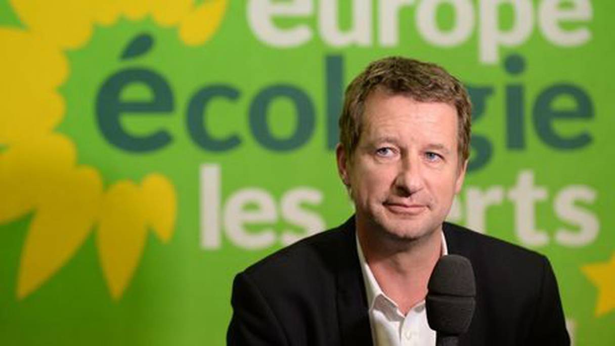 Yannick Jadot, chef de file d'Europe Ecologie les Verts. 
