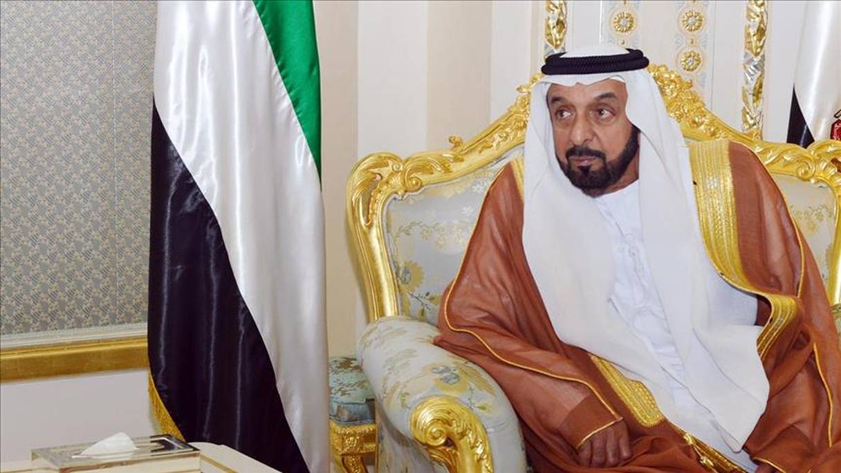 Feu Cheikh Khalifa ben Zayed Al Nahyane, président des Emirats Arabes Unis.
