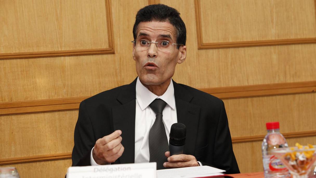 Mahjoub El Haïba, délégué interministériel aux droits de l'Homme.

