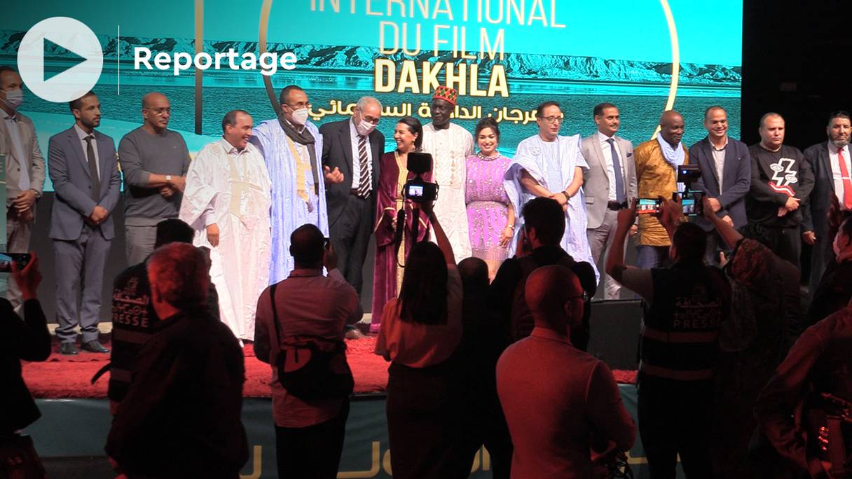 Cérémonie inaugurale du Festival du film de Dakhla, le 17 juin 2022. 
