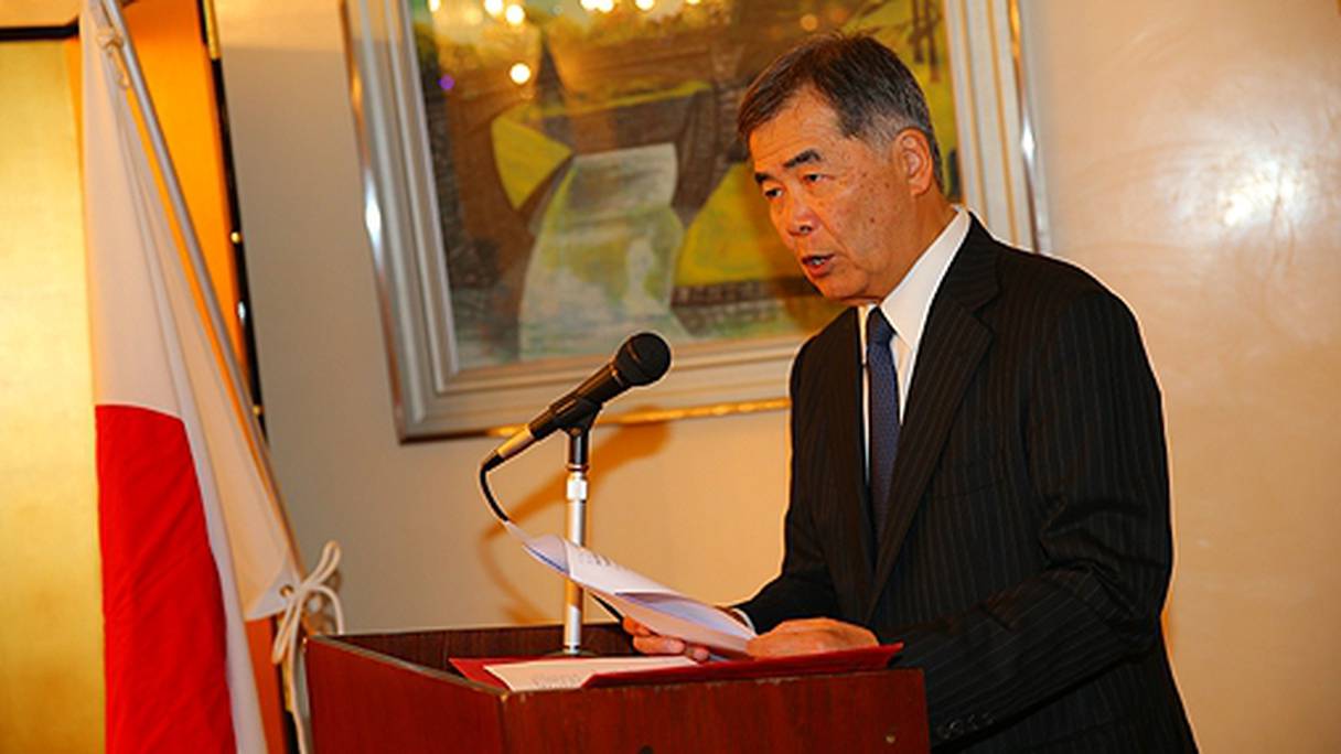 L’Ambassadeur du Japon au Maroc, Takuji Hanatani. 
