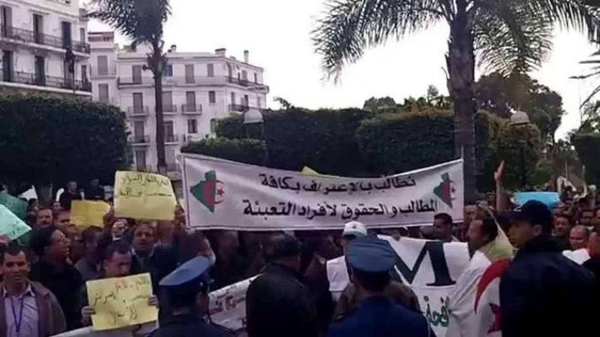 Les marches des retraités invalides et blessés de l’Armée nationale populaire algérienne (ANP) sont parfois violemment réprimées.
