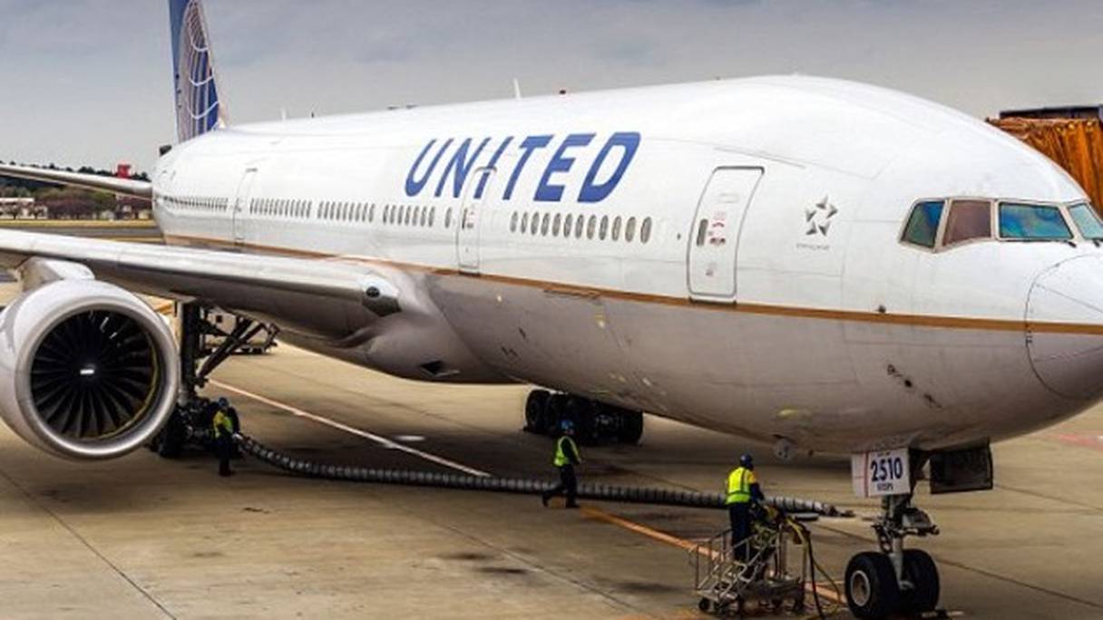 Avion de la compagnie américaine United Airlines.

