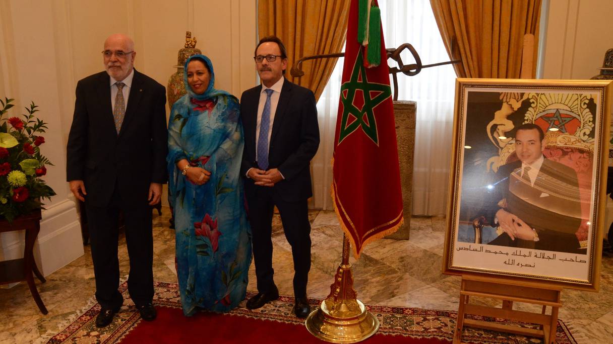 La Consule générale du Maroc à Bilbao, Fatiha El Kamouri. 
