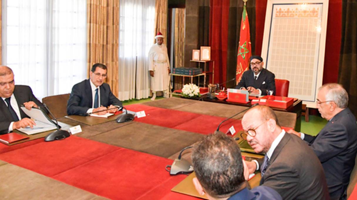Séance de travail du 1er octobre présidée par le roi Mohammed VI à Rabat
