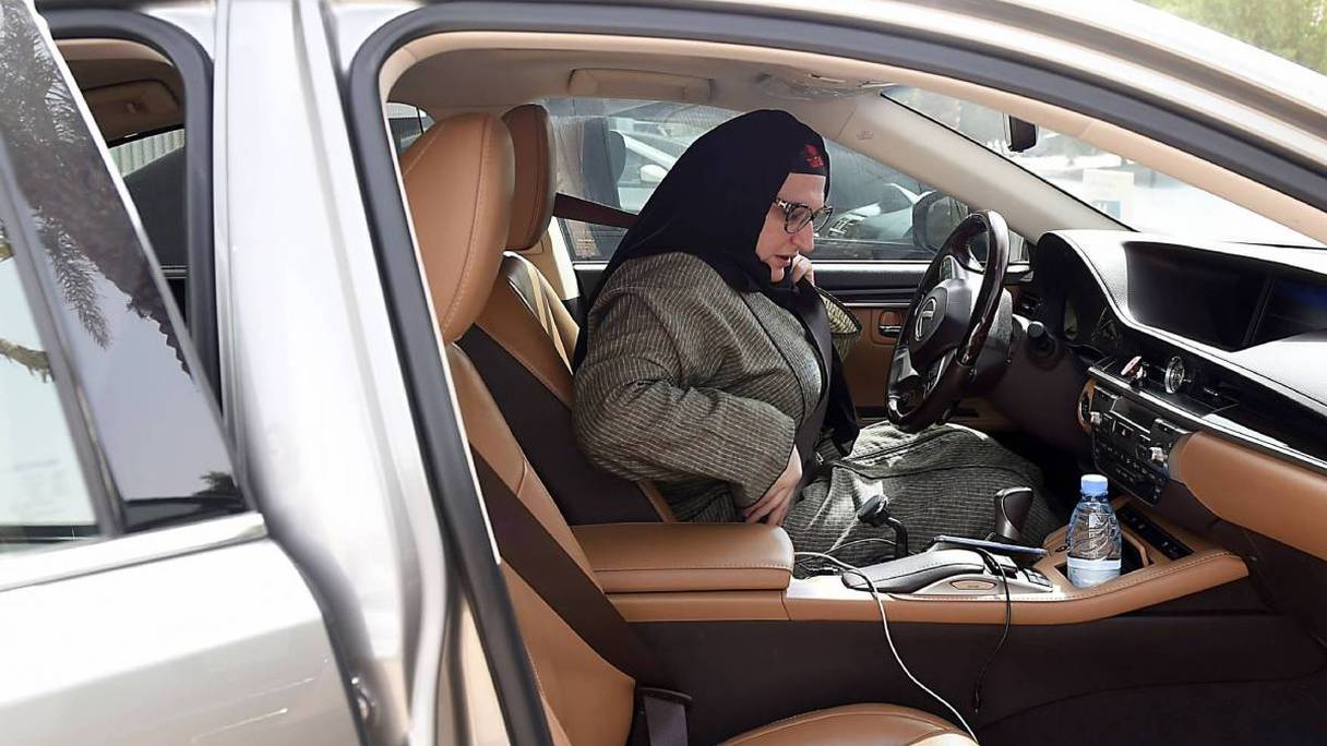 Rim, femme saoudienne et conductrice Careem.
