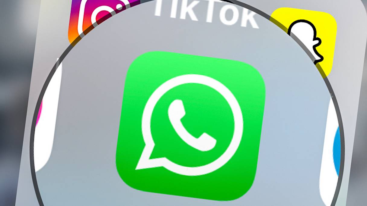 Le logo du logiciel de messagerie mobile et de service d'appel Whatsapp

