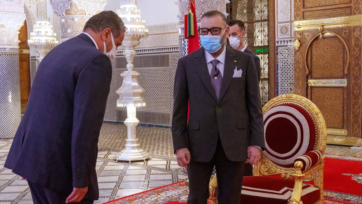 Le roi Mohammed VI a reçu Aziz Akhannouch au Palais royal de Fès et l'a nommé chef du gouvernement le 10 septembre 2021.
