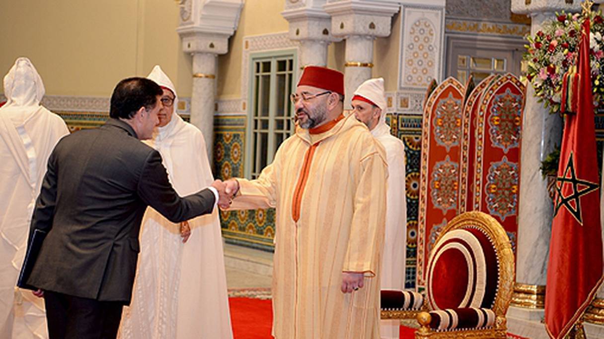 Le roi Mohammed VI recevant, mardi 23 janvier à Casablanca, plusieurs ambassadeurs étrangers venus présenter au souverain leurs lettres de créance.

