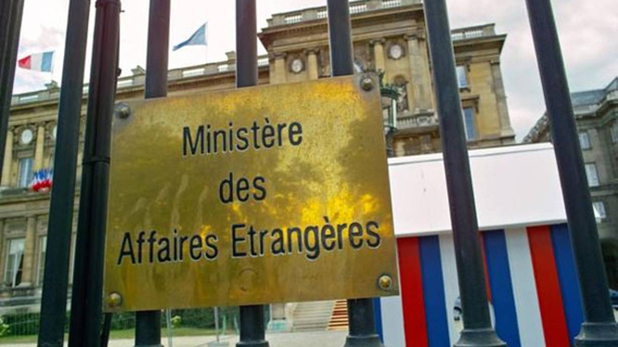 Département des Affaires étrangères français.
