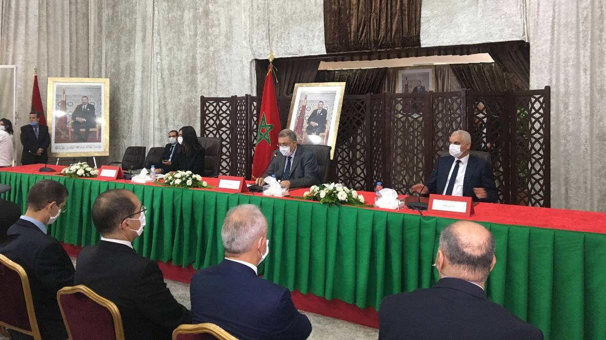 Lors de la réunion présidée ce vendredi 10 juillet par Abdelouafi Laftit, ministre de l'Intérieur.
