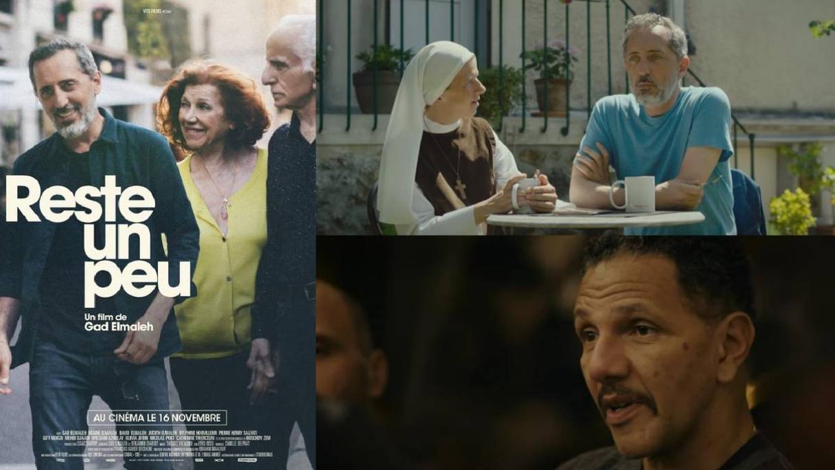 Dans «Reste un peu», son nouveau film, Gad Elmaleh joue en famille.
