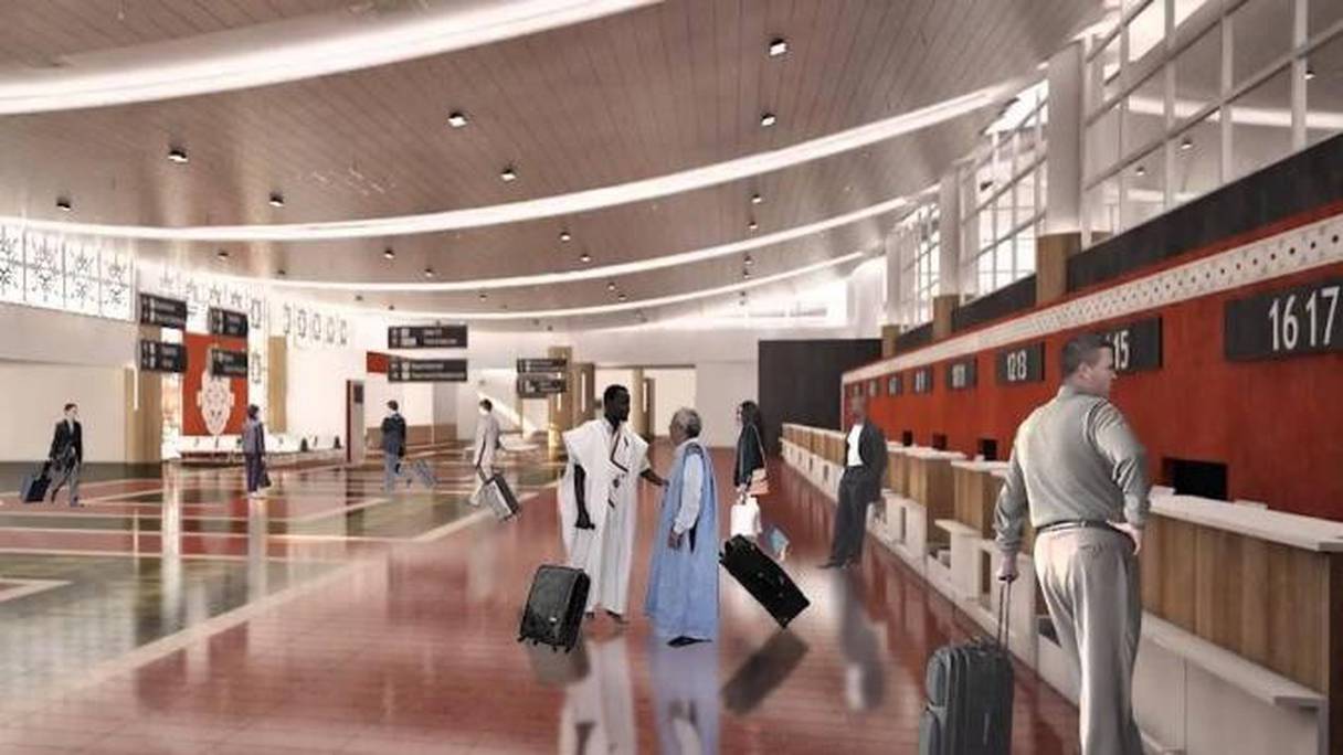 Aéroport de Nouakchott. 
