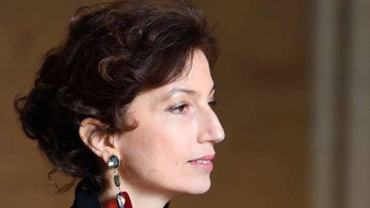 Audrey Azoulay, candidate française à la direction de l'UNESCO. 
