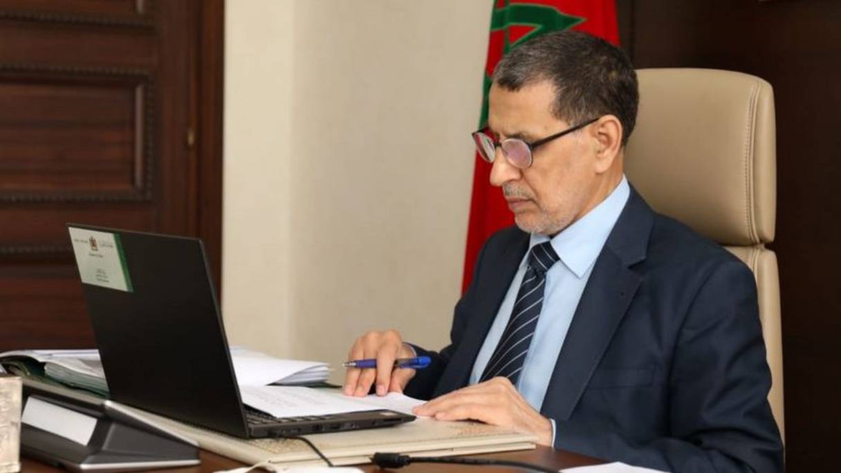 Saâd Eddine El Othmani a présidé le conseil de gouvernement de ce jeudi 26 novembre, en vidéoconférence.
