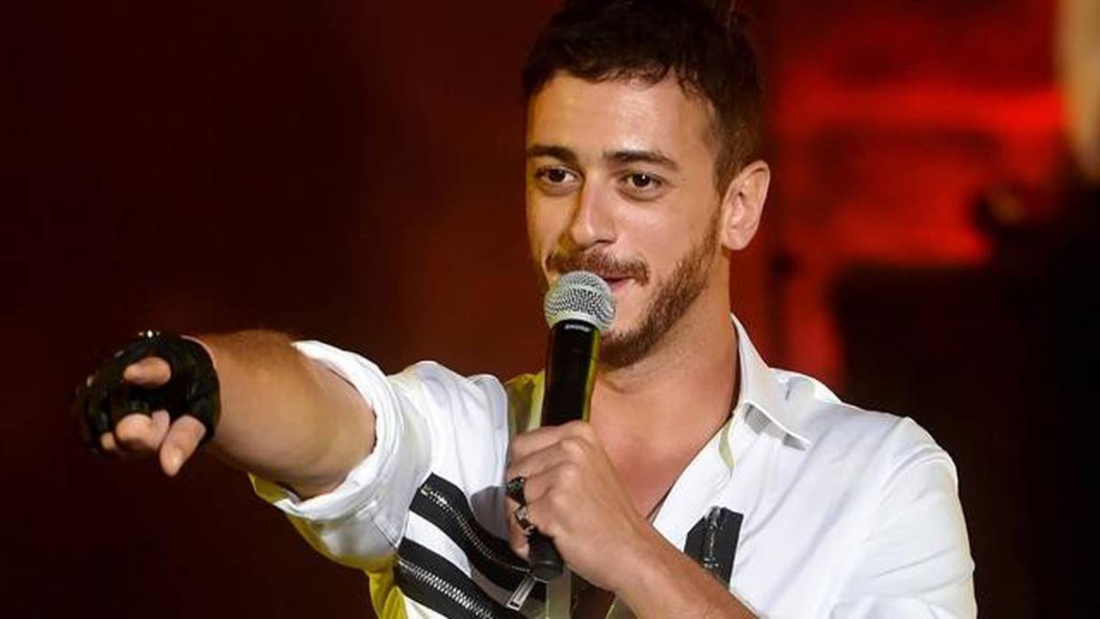 Le chanteur marocain Saâd Lamjarred. 
