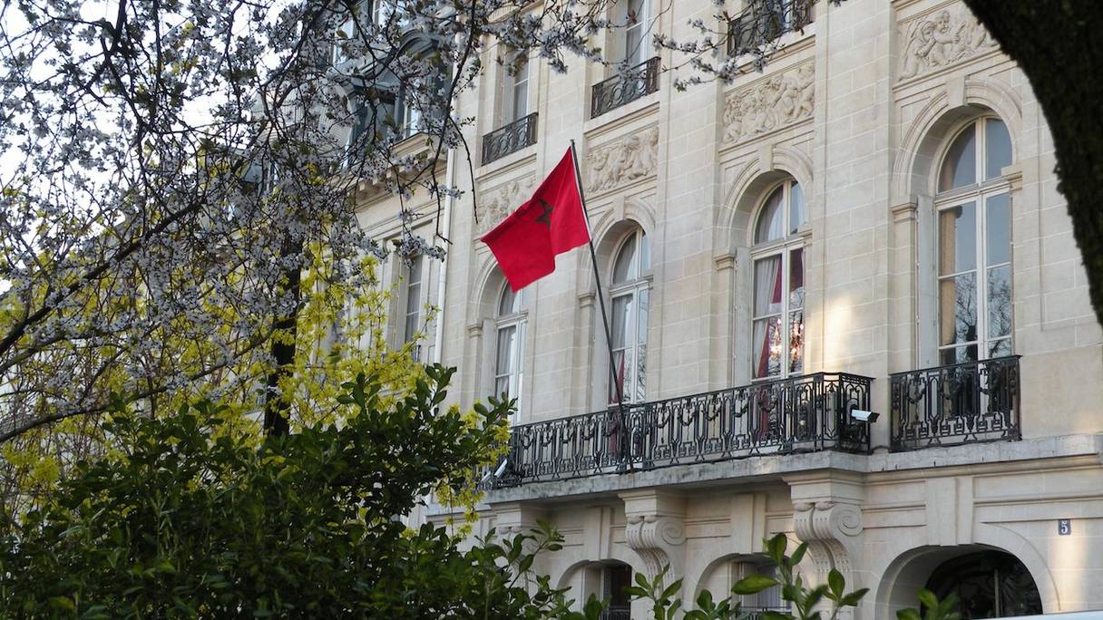 Le siège de l'ambassade du Maroc à Paris.
