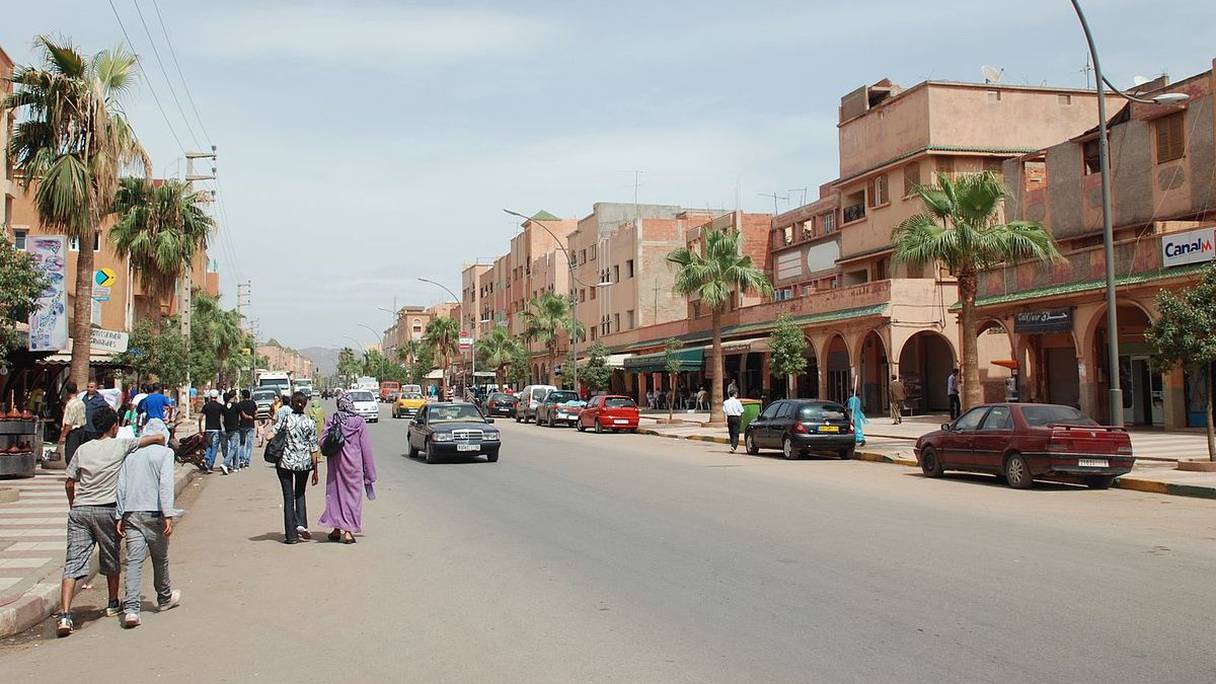 La rue principale de Khénifra.
