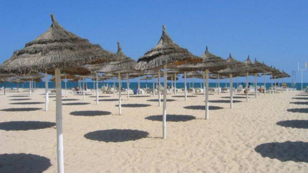 A cause de la pandémie de Covid-19, les plages égyptiennes sont désespérément vides. 
