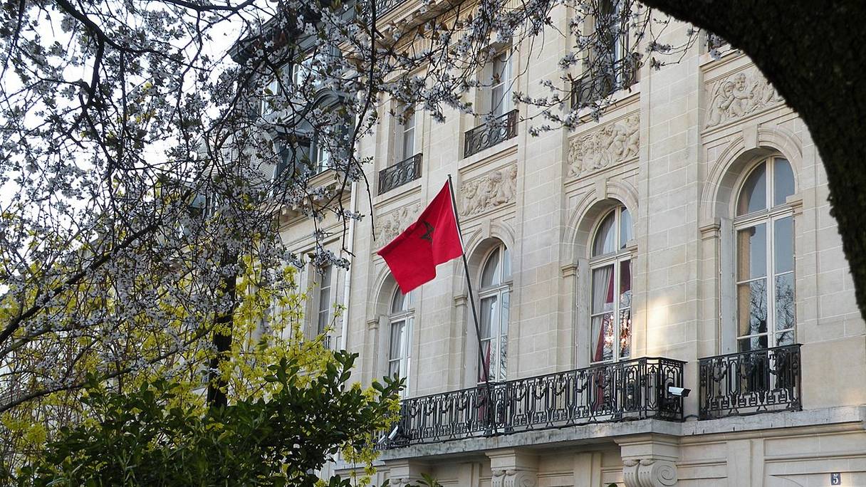 Siège de l'ambassade du Maroc à Paris.
