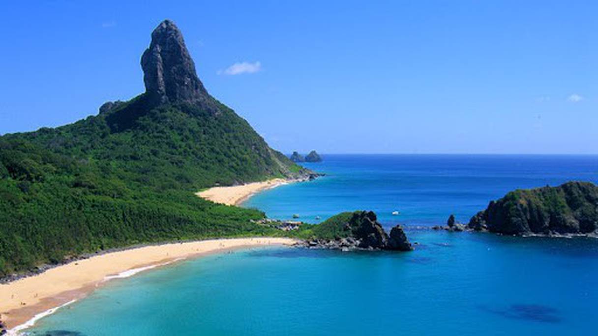 L'île de Fernando de Noronha au Brésil.

