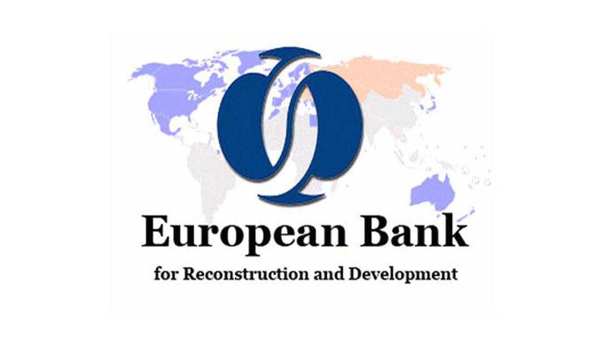 Logo de la Banque européenne pour la reconstruction et le développement (Berd). 
