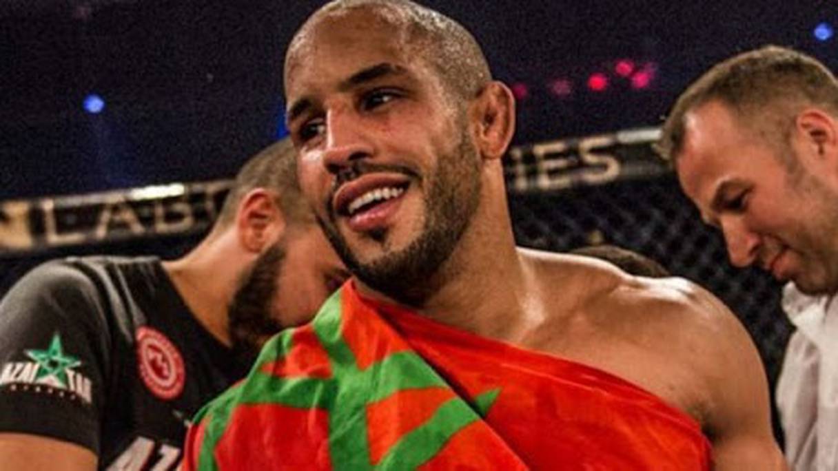 Abu Azaitar, champion marocain des arts martiaux mixtes (MMA).
