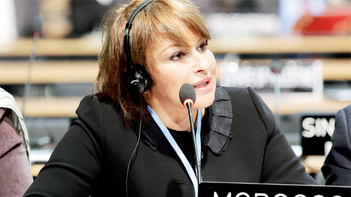 Hakima El Haite, ministre déléguée chargée de l'Environnement.
