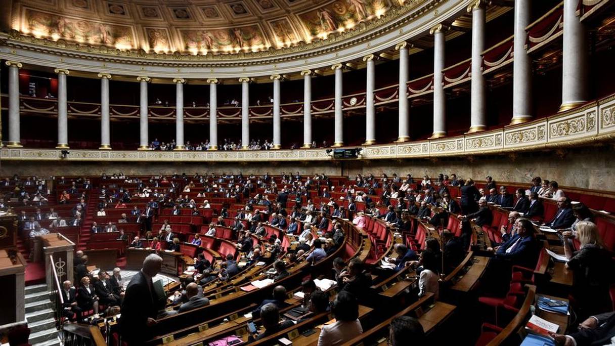 Hémicycle du Parlement français. 
