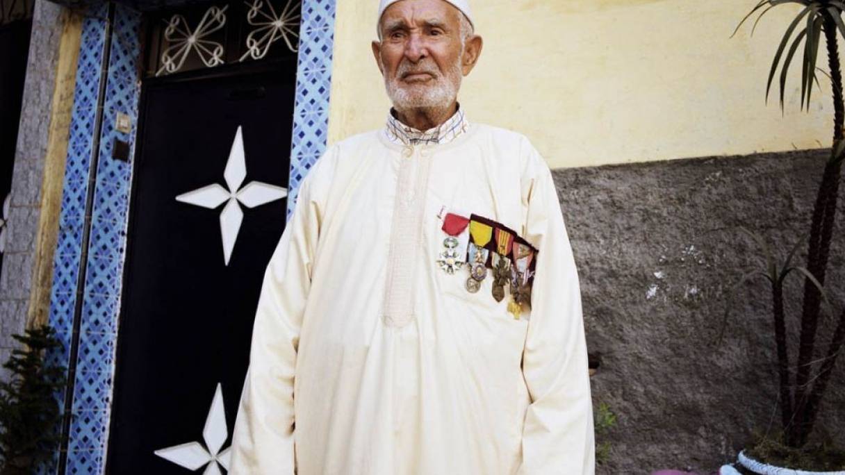 Hammou Moussik, le goumier marocain.
