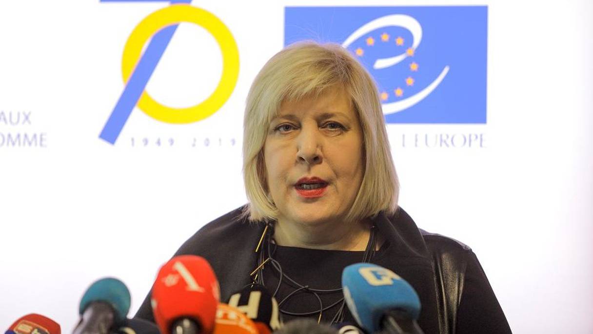 Dunja Mijatovic, Commissaire aux droits de l'Homme du Conseil de l'Europe.
