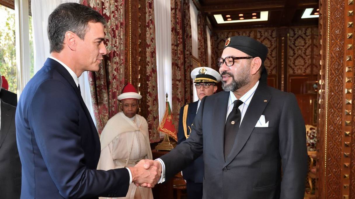 Le roi Mohammed VI a reçu Pedro Sanchez, président du gouvernement espagnol, le 19 novembre 2018.
