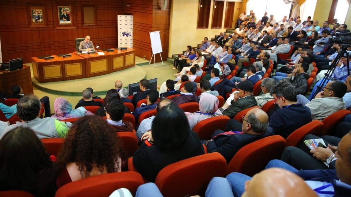 Réunion de la commission préparatoire du congrès du PAM, samedi 18 mai à Rabat.
