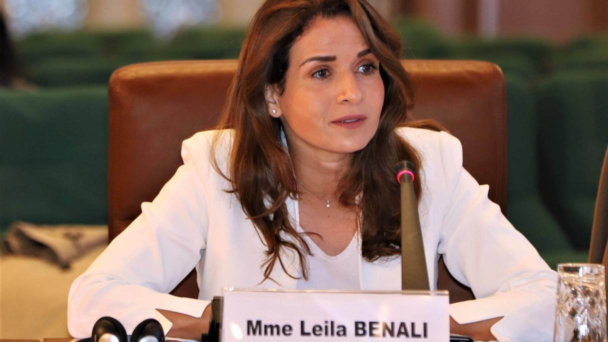 Leila Benali, ministre de la Transition énergétique et du Développement durable.
