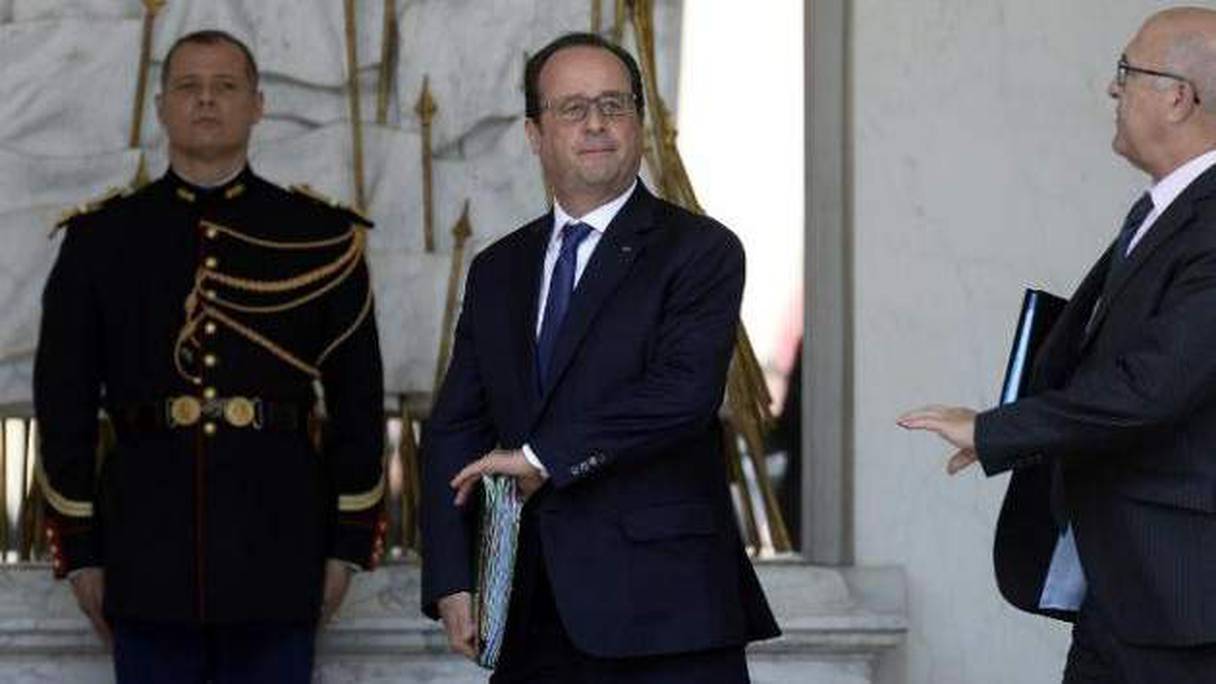 Le président François Hollande.
