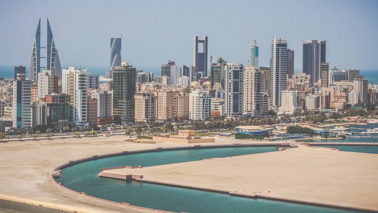 Skyline de Manama, capitale du Bahreïn. 

