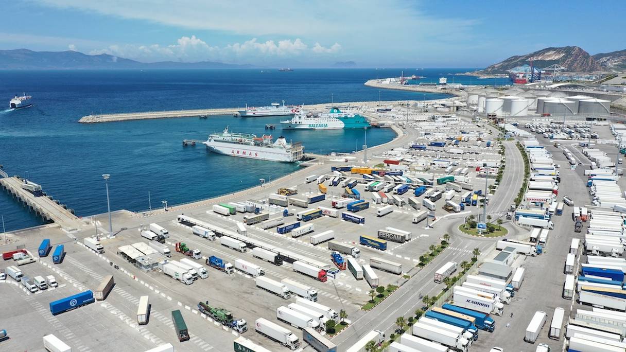 Le port de Tanger Med.
