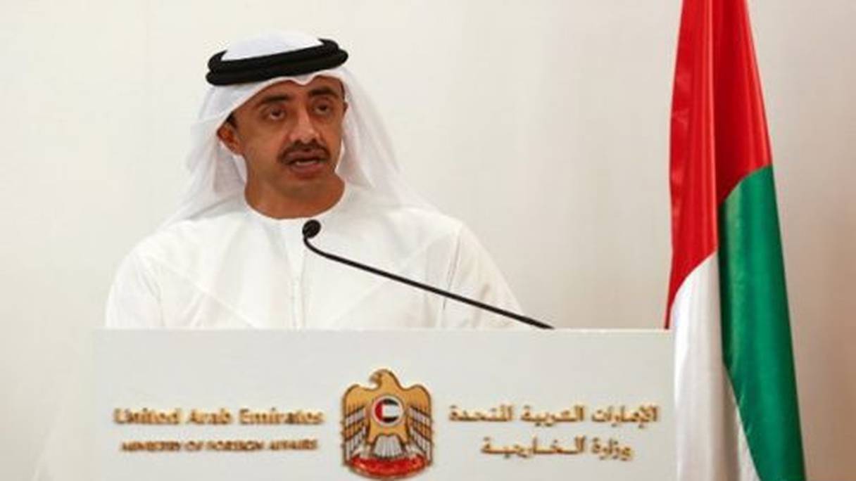 Cheikh Abdellah Ben Zayed Al-Nahyane, ministre des Affaires étrangères des Emirats arabes unis.
