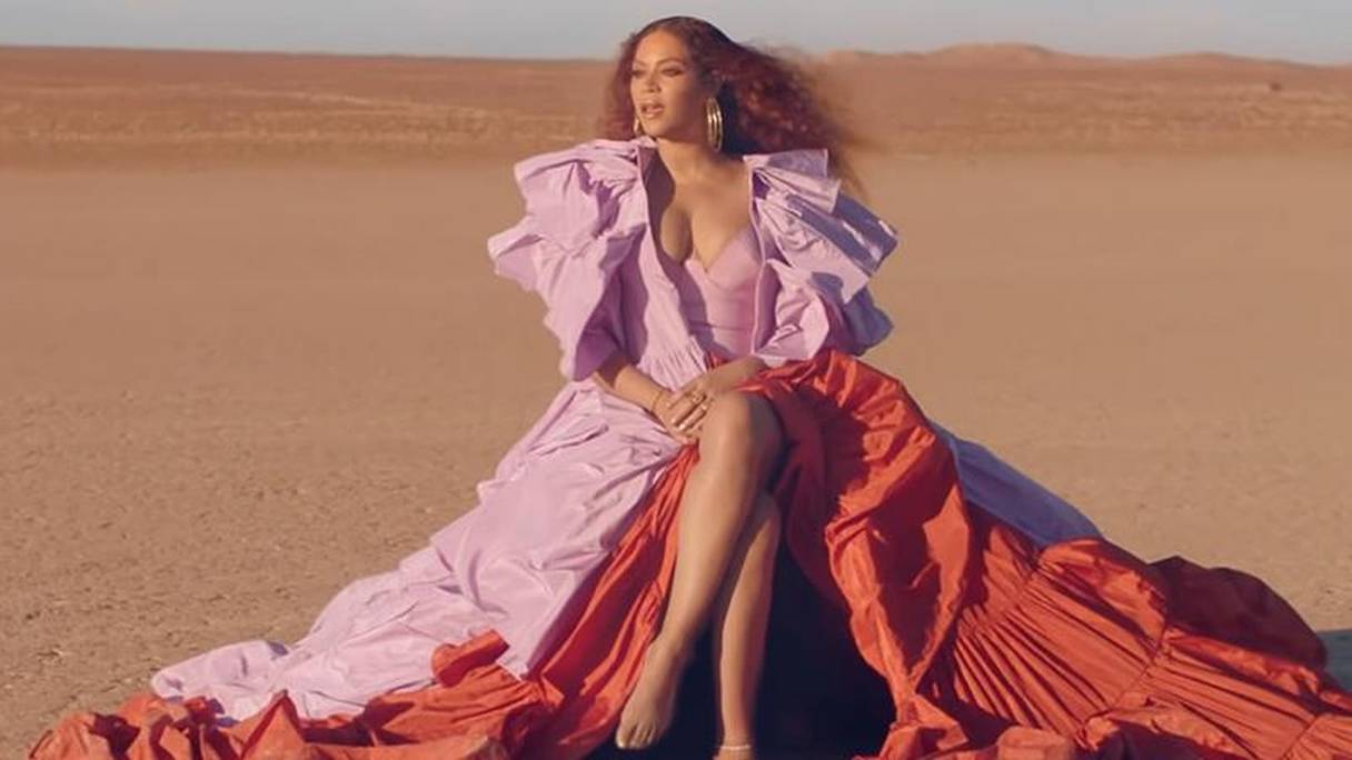 Beyoncé dans le clip de Spirit, une des chansons de son dernier album «The Lion King: The Gift».
