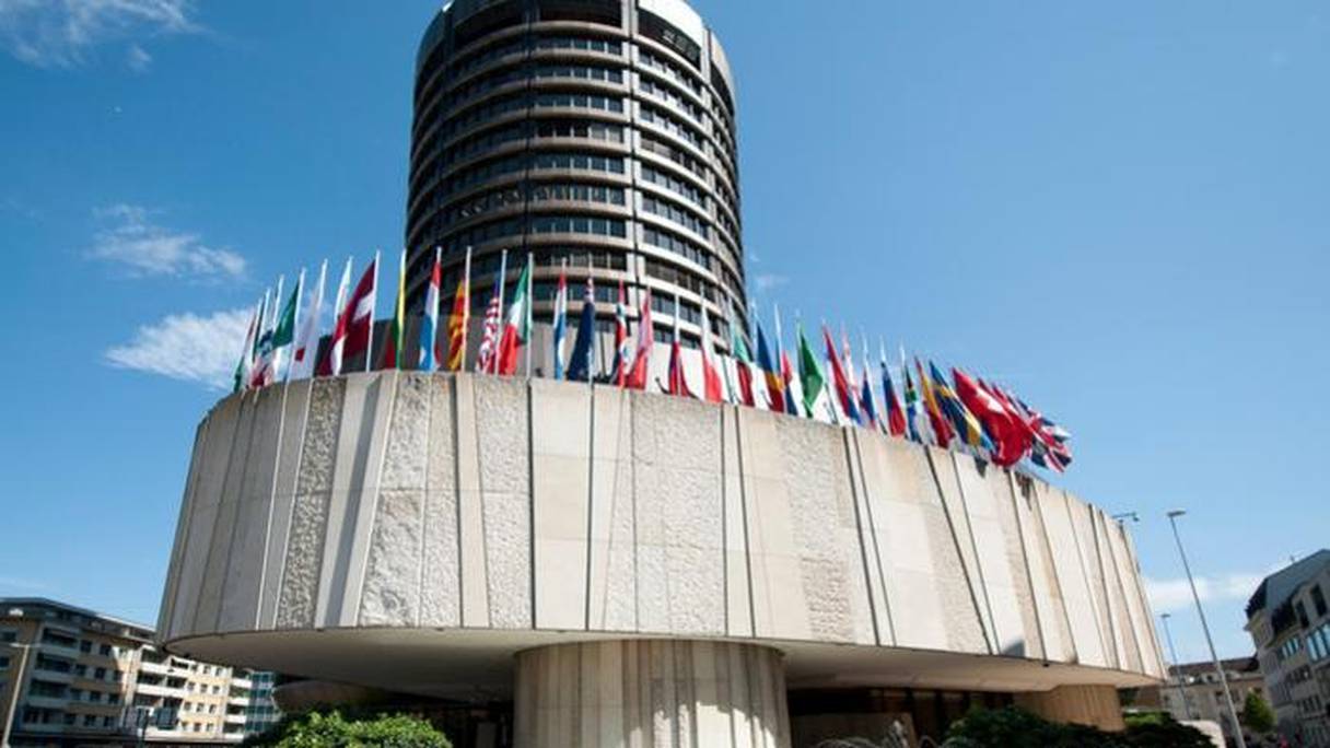 Siège de la Banque des règlements internationaux à Bâle (Suisse)
