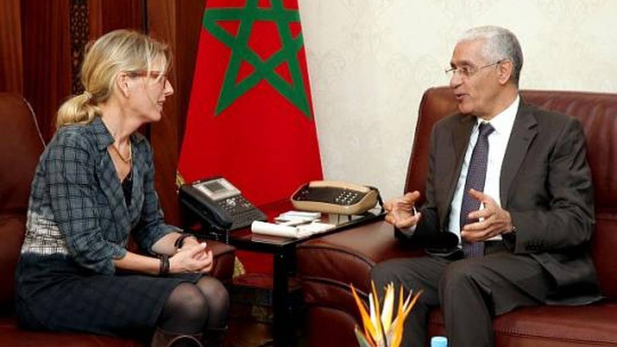 Avant son départ en Suède, Rachid Talbi Alami s'est entretenu le 14 janvier avec l'ambassadrice suédoise au Maroc.
