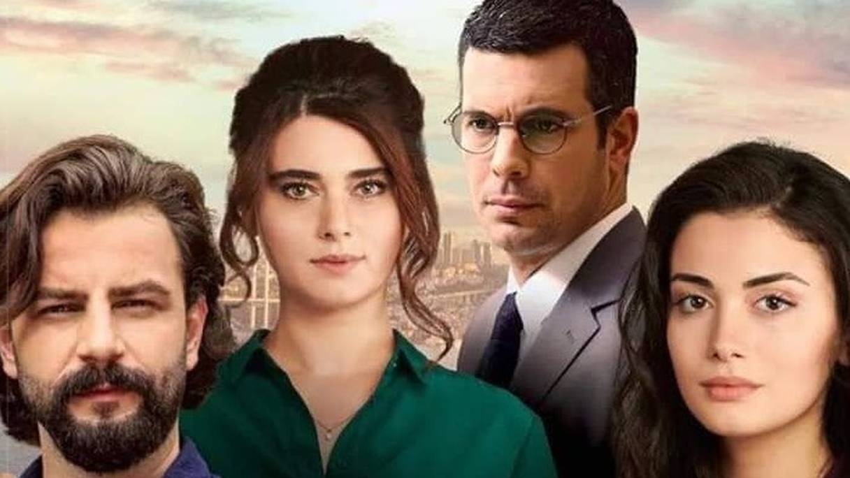 Les principaux personnages de la série turque "Yemin, Al Waad", doublée en darija, et diffusée sur 2M. 
